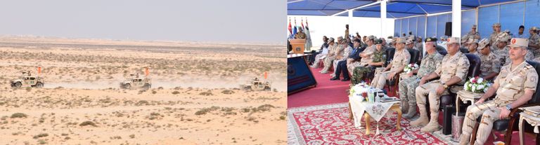 مداهمة بؤر إرهابية من المرحلة الأخيرة من تدريب هرقل-2 بمصر