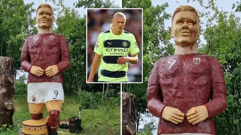 192 103222 erling haaland statue robbed ugly 3
