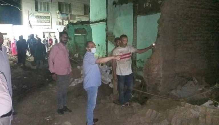 انهيار منزل في مصر