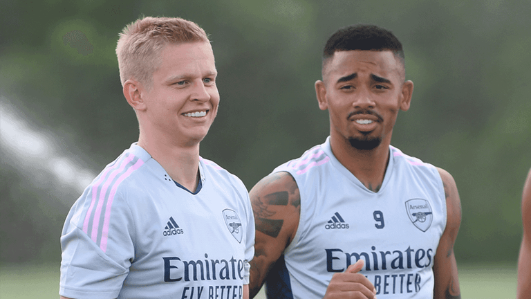 زينتشنكو وخيسوس من أبرز صفقات أرسنال