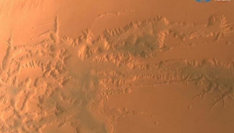 صورة التقطتها مركبة فضائية صينية لكوكب المريخ- أرشيفية