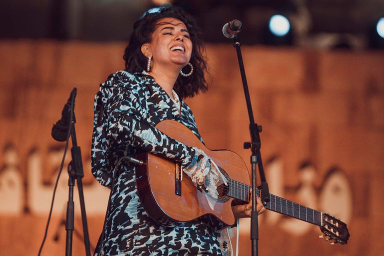 دينا الوديدي في حفلها بمهرجان القلعة للموسيقى والغناء حفل دينا الوديدي في مهرجان القلعة بمصر