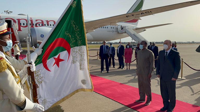 رئيسا وزراء الجزائر وإثيوبيا