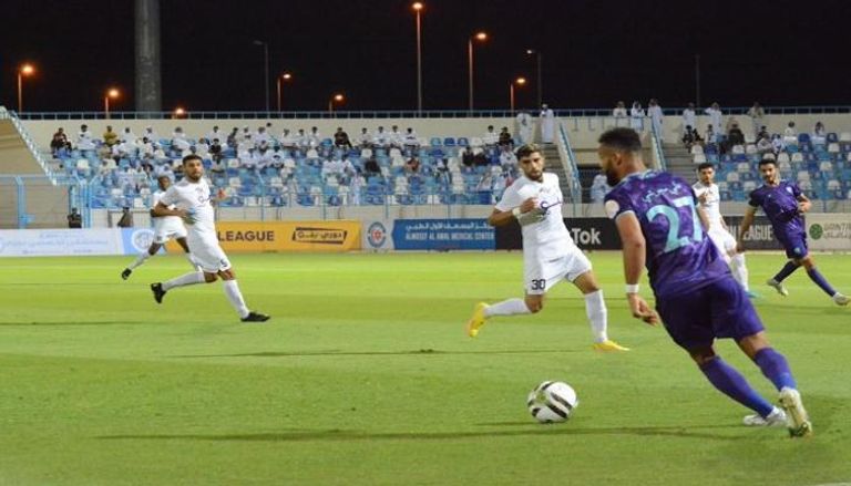 الأخدود والأهلي في دوري الدرجة الأولى السعودي 