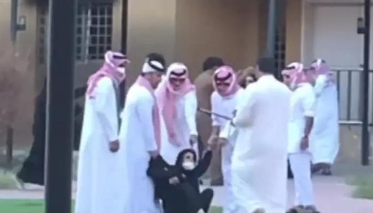 من مقطع الفيديو المتداول لدار التربية في السعودية