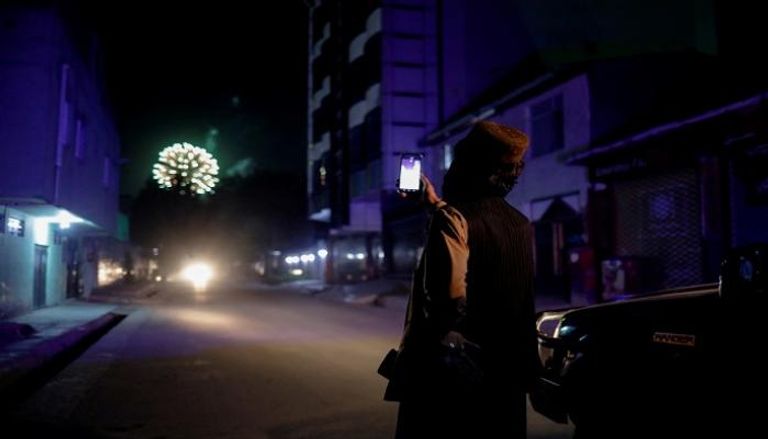 الألعاب النارية تضيء سماء أفغانستان بمرور عام على الانسحاب الامريكي