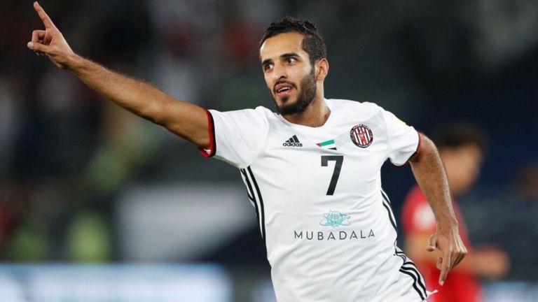 علي مبخوت مهاجم الجزيرة الإماراتي علي مبخوت مهاجم الجزيرة الإماراتي