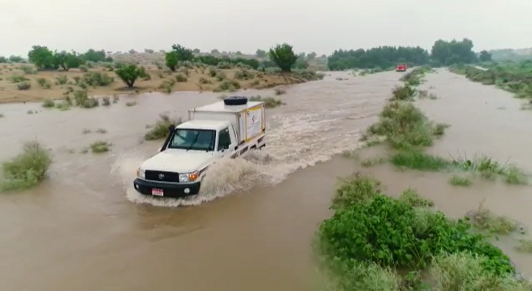 مساعدات إماراتية لمنكوبي الفيضانات في باكستان
