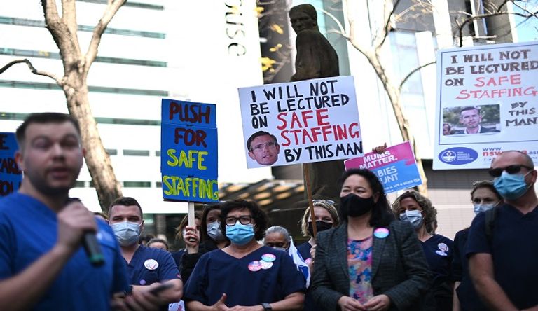 متظاهرون برؤوس دلافين في مانيلا- الفرنسية