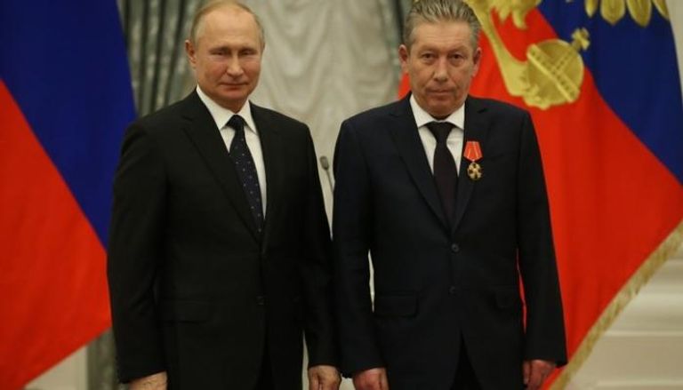رافيل ماجانوف رفقة الرئيس الروسي