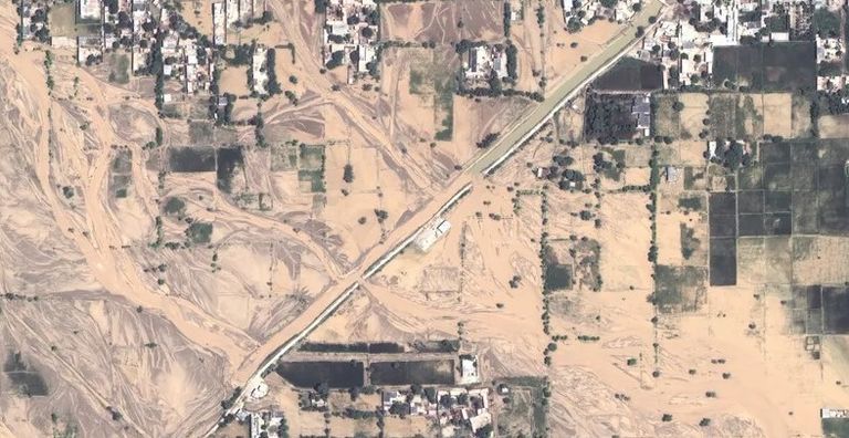 مناطق زراعية بعد الفيضانات في باكستان جانب من سيول باكستان الأخيرة