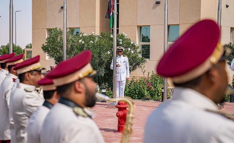 جانب من مراسم انضمام كينيا للتحالف