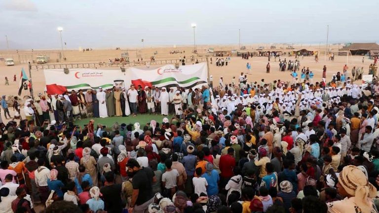 مهرجان الشيخ زايد يتوج فعاليته في سقطرى بعرس جماعي