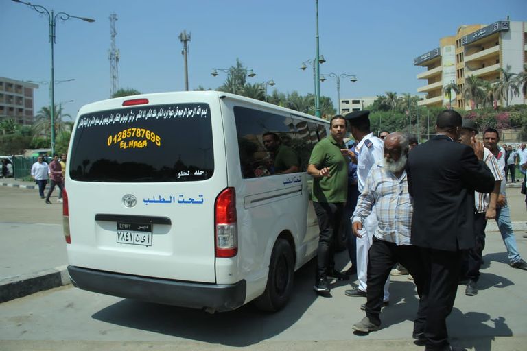 جانب من جنازة المخرج علي عبدالخالق