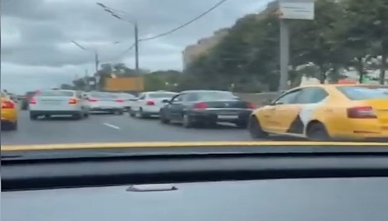 زحام مروري في موسكو