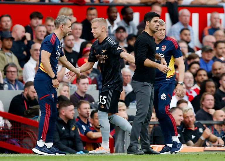 مايكل أرتيتا مان يونايتد ضد أرسنال