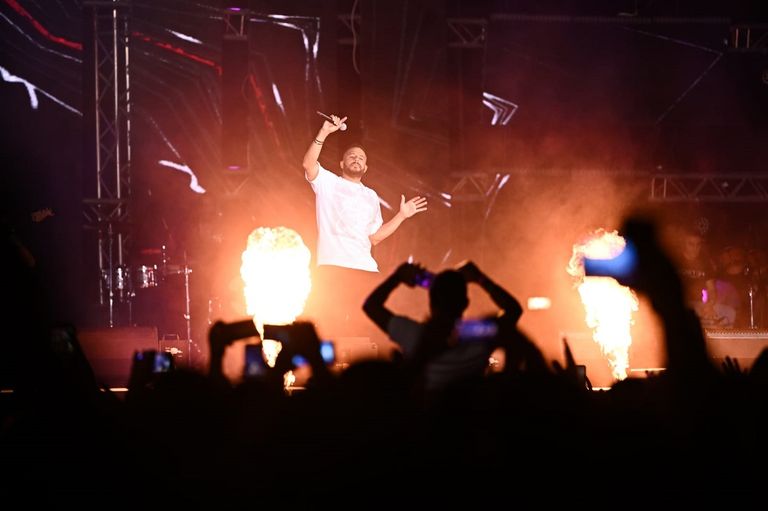 محمد حماقي من الحفل الأخير