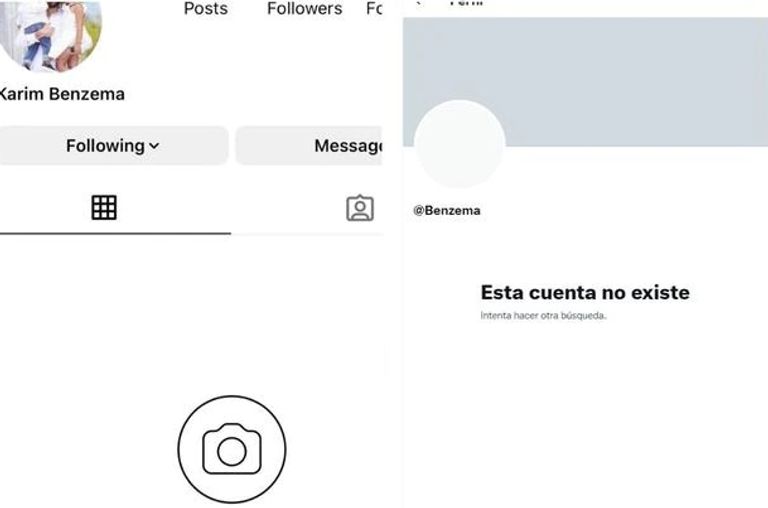 حساب بنزيما مغلق كريم بنزيما مهاجم ريال مدريد