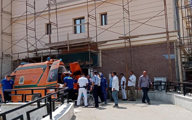 أتوبيس حادث طريق الجلالة في مصر