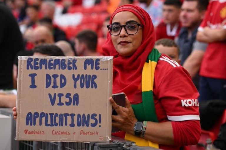 جماهير مانشستر يونايتد