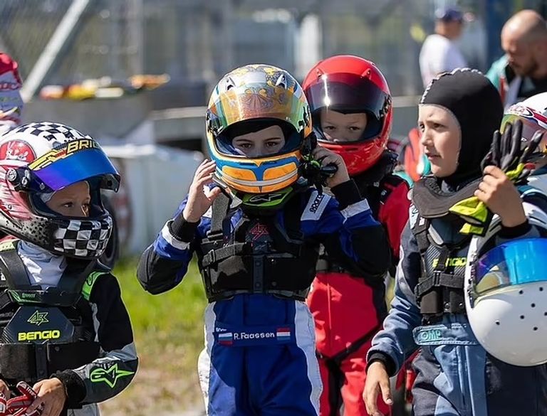 حفيد بوتين أثناء السباق - أرشيفية