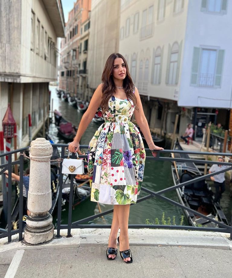 الممثلة درة في إطلالة حديثة - أرشيفية