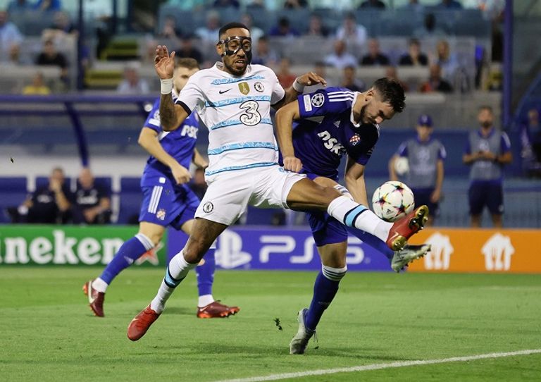 أوباميانج مباراة دينامو زغرب ضد تشيلسي