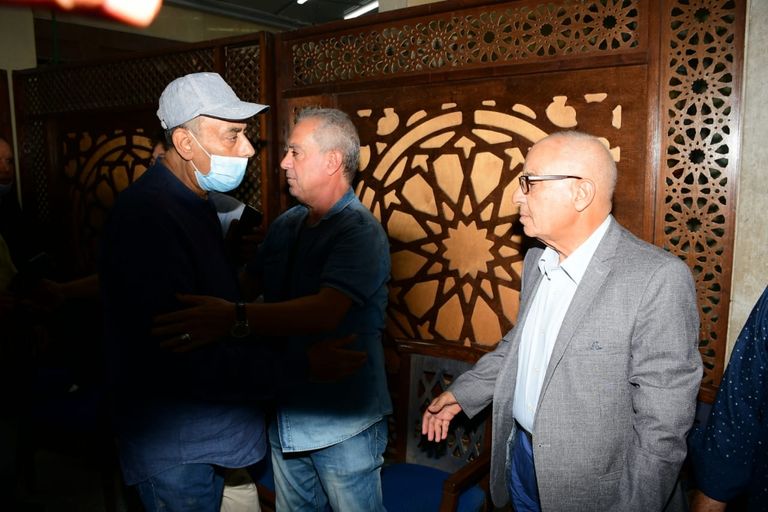 من عزاء المخرج علي عبد الخالق