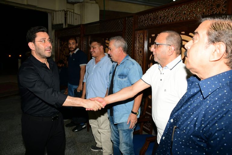 من عزاء المخرج علي عبد الخالق