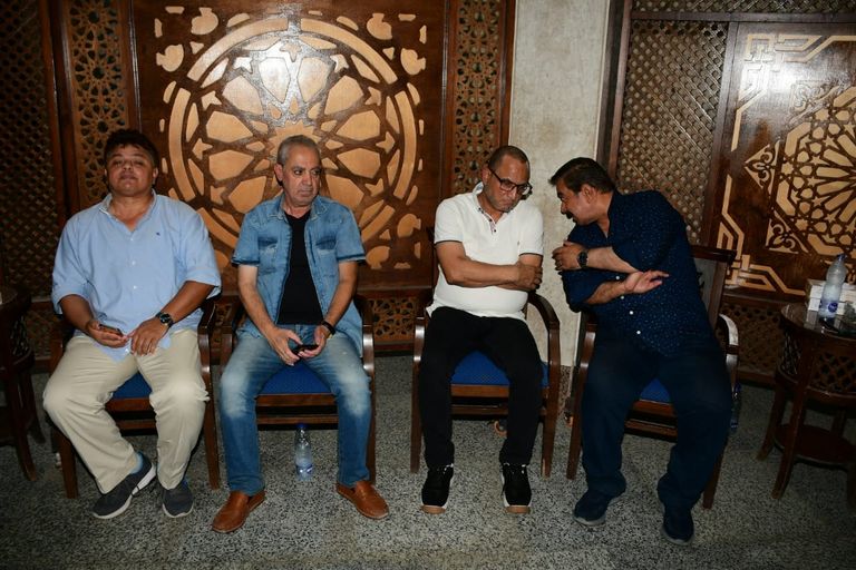 من عزاء المخرج علي عبد الخالق