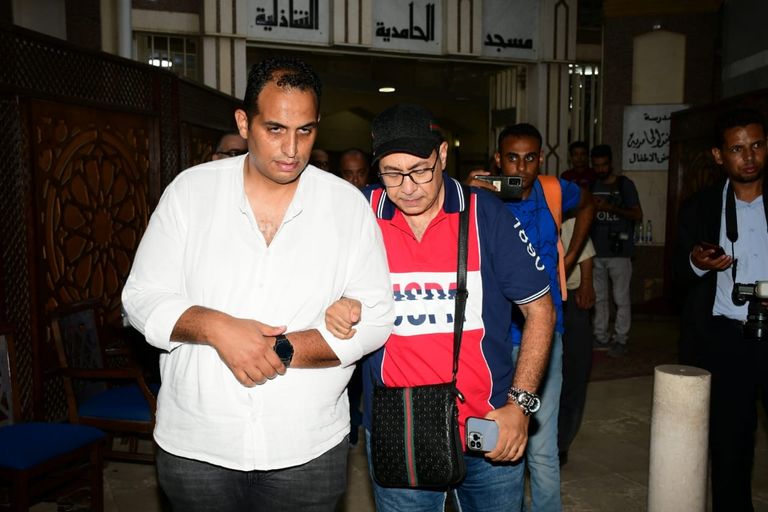 من عزاء المخرج علي عبد الخالق