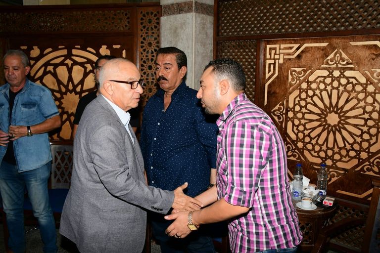 من عزاء المخرج علي عبد الخالق