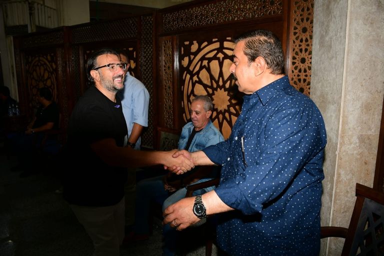 من عزاء المخرج علي عبد الخالق