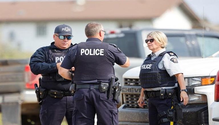 الشرطة الكندية في مواقع عمليات الطعن