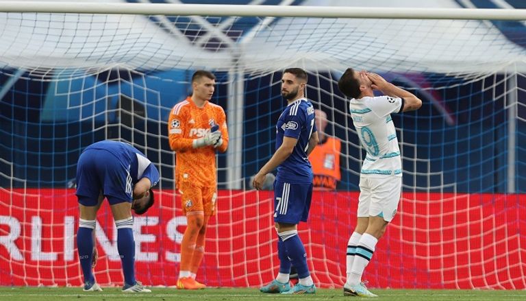 من مباراة دينامو زغرب ضد تشيلسي في دوري أبطال أوروبا
