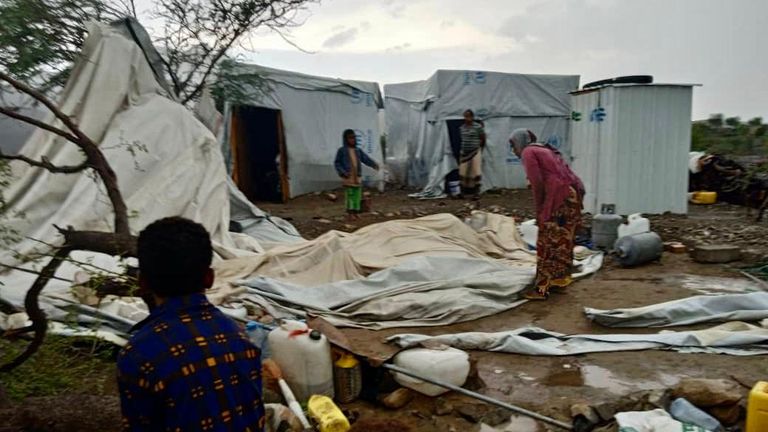 صورة حية للمعاناة