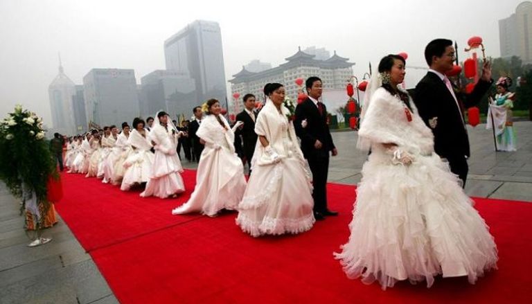 الصين تشهد تراجعا قياسيا في معدل الزواج- أرشيفية