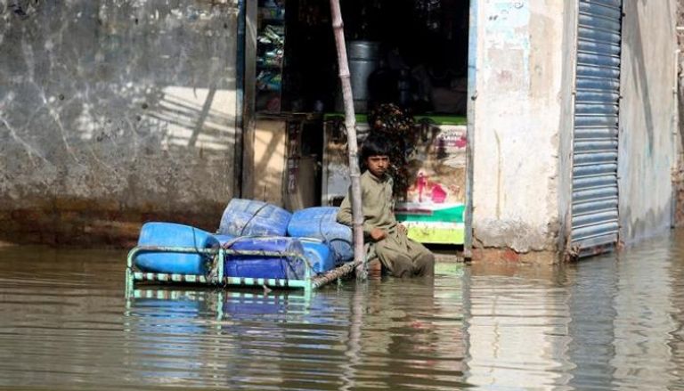قوة فيضانات باكستان غير مسبوقة