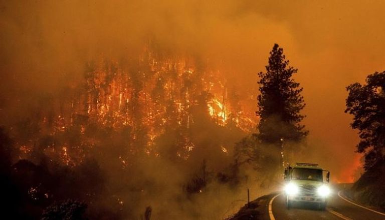 حرائق الغابات في كاليفورنيا - أرشيفية