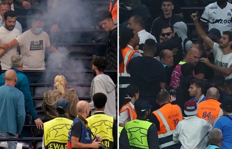 جمهور توتنهام ومارسيليا