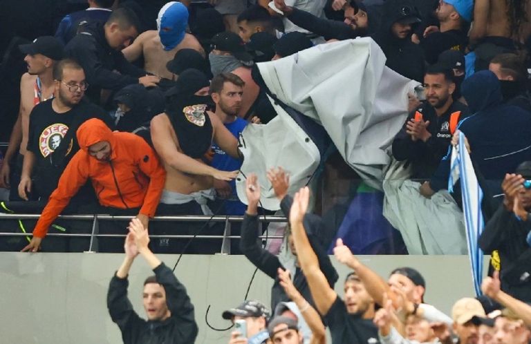 جمهور توتنهام ومارسيليا