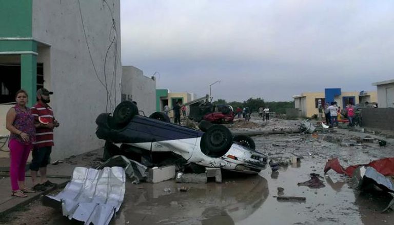 آثار إعصار كاي في المكسيك