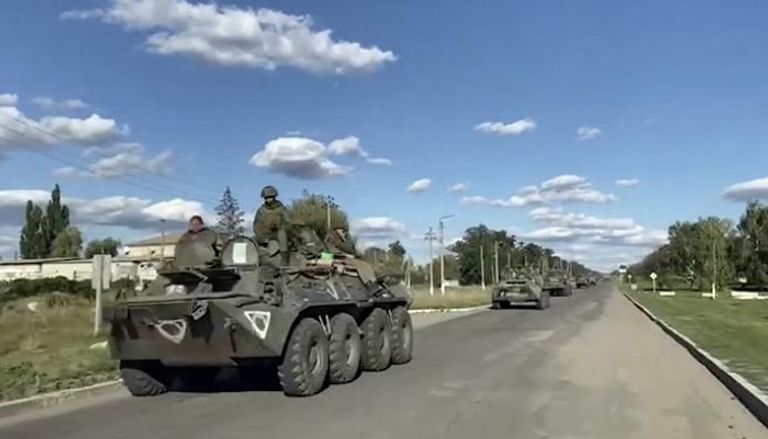 قوات روسية في طريقها لخاركيف شرق أوكرانيا- رويترز