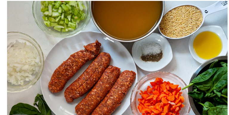 حساء لسان عصفور على الطريقة الإيطالية