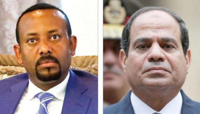 الرئيس المصري ورئيس الوزراء الإثيوبي