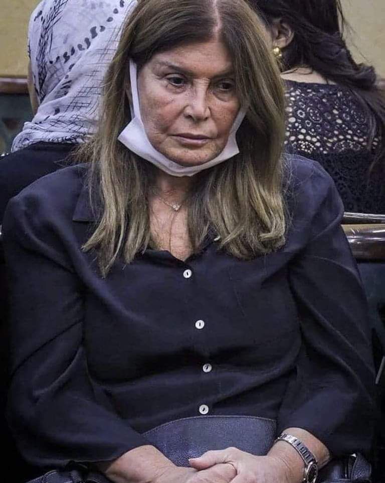 ميرفت أمين في عزاء المخرج علي عبدالخالق بعدسة محمد صلاح 