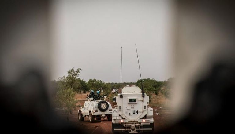 مركبات تابعة للقوات الأممية في مالي