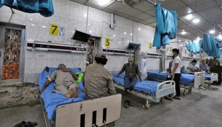 مصابون بالكوليرا داخل أحد المستشفيات السورية