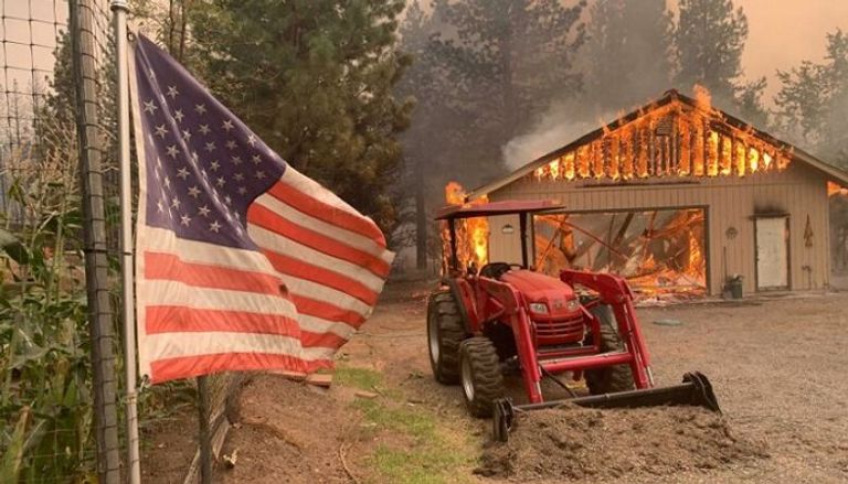 حرائق الغابات في غرب أمريكا