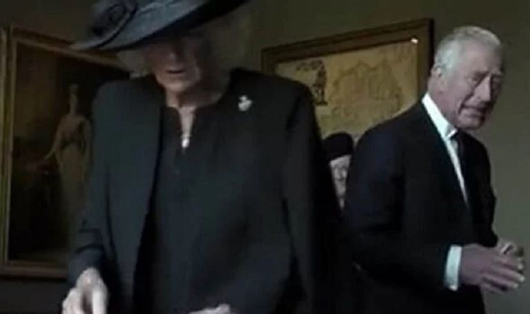 الملك تشارلز وزوجته كاميلا